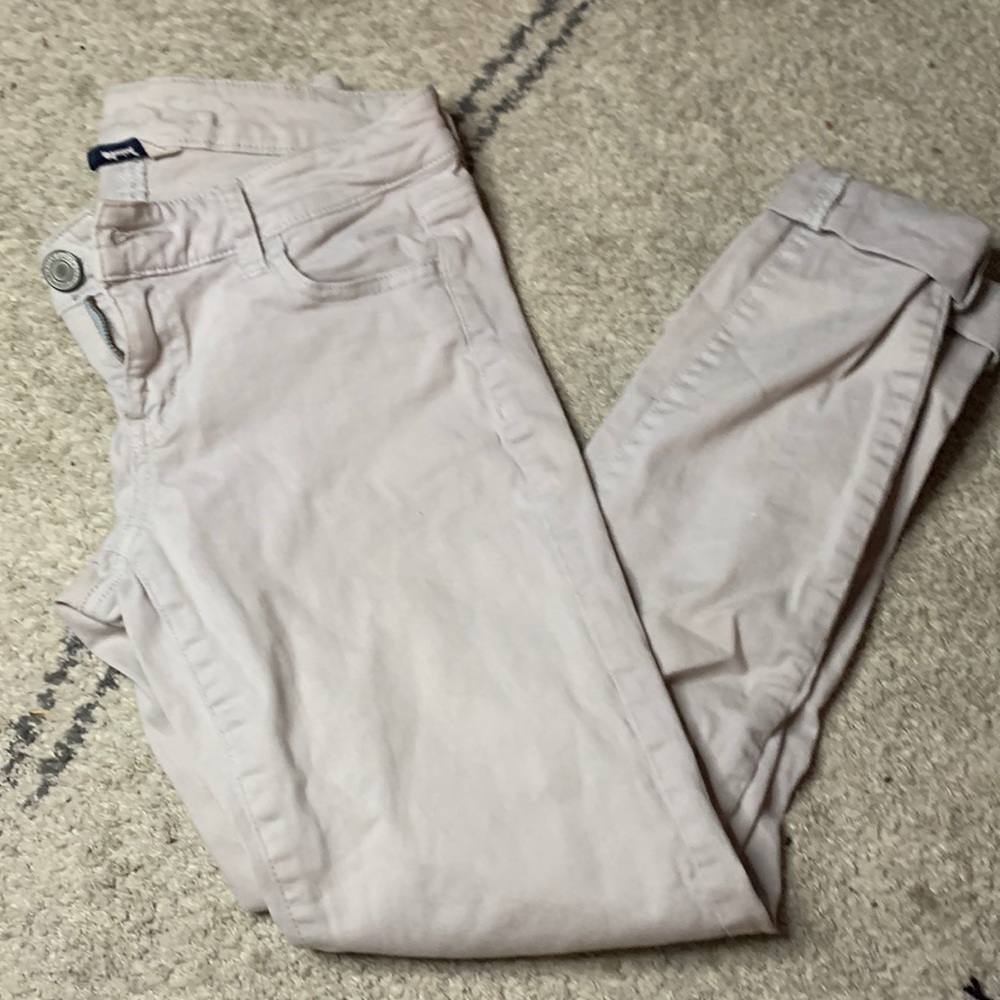 Khaki American eagle stretch pants